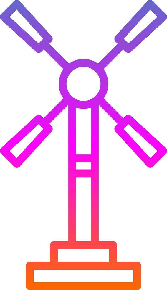 Windmill Vector Icon Design