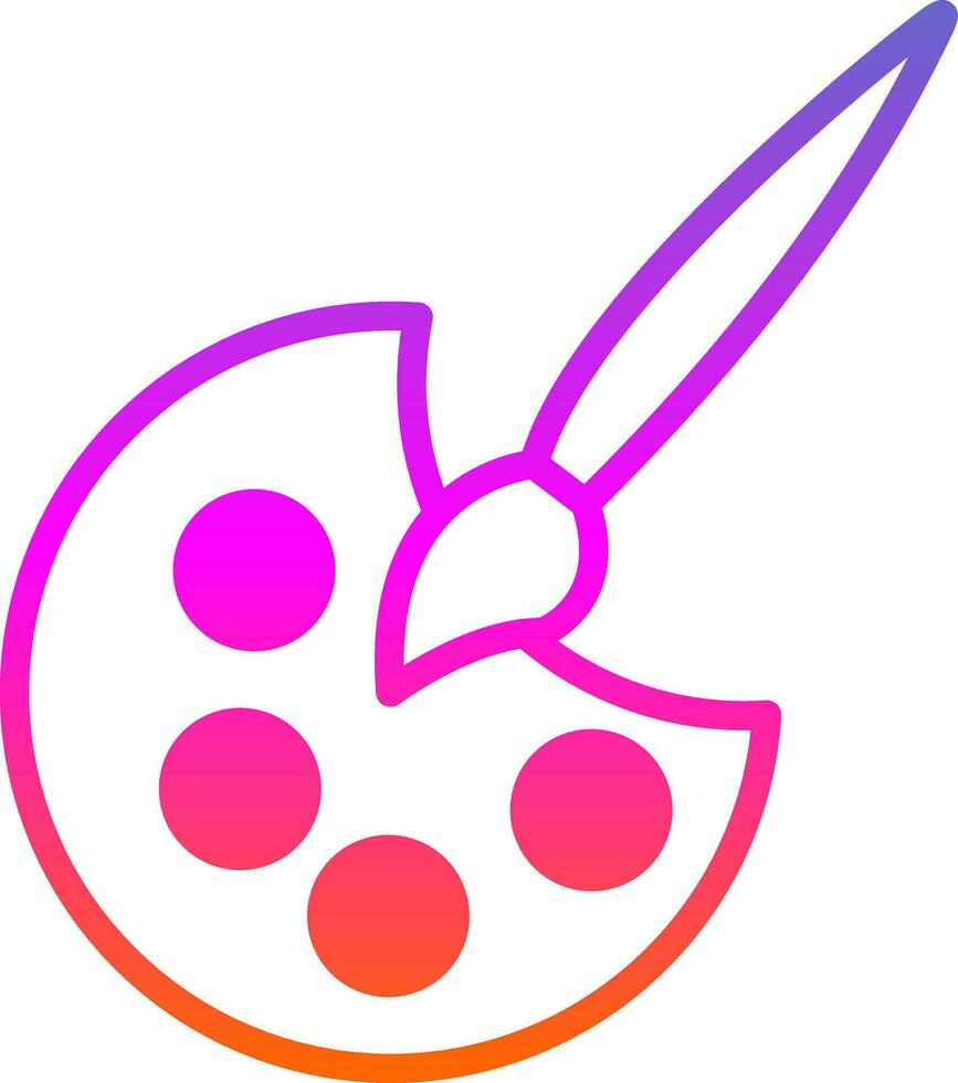 Painting Vector Icon Design
