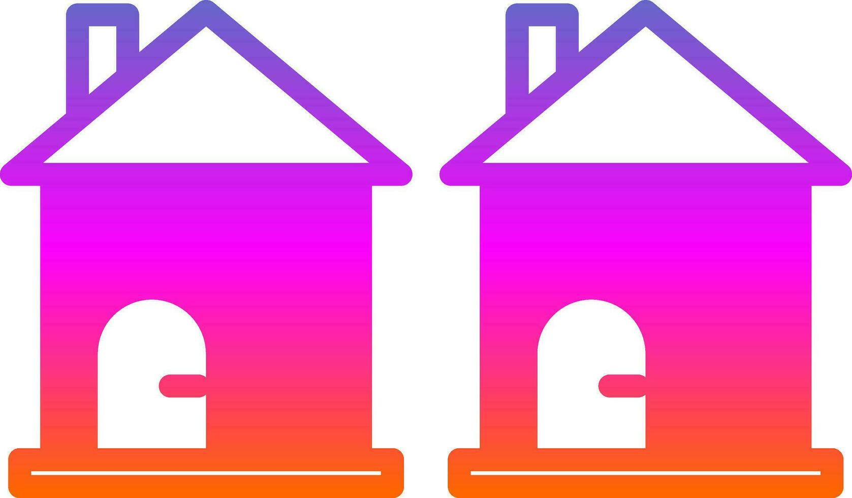 Houses Vector Icon Design