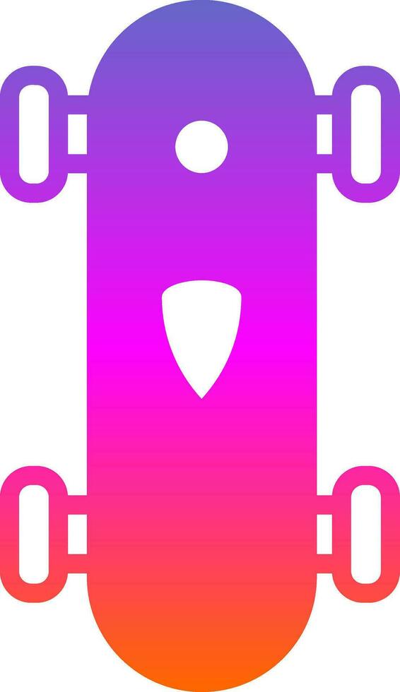 Longboard Vector Icon Design