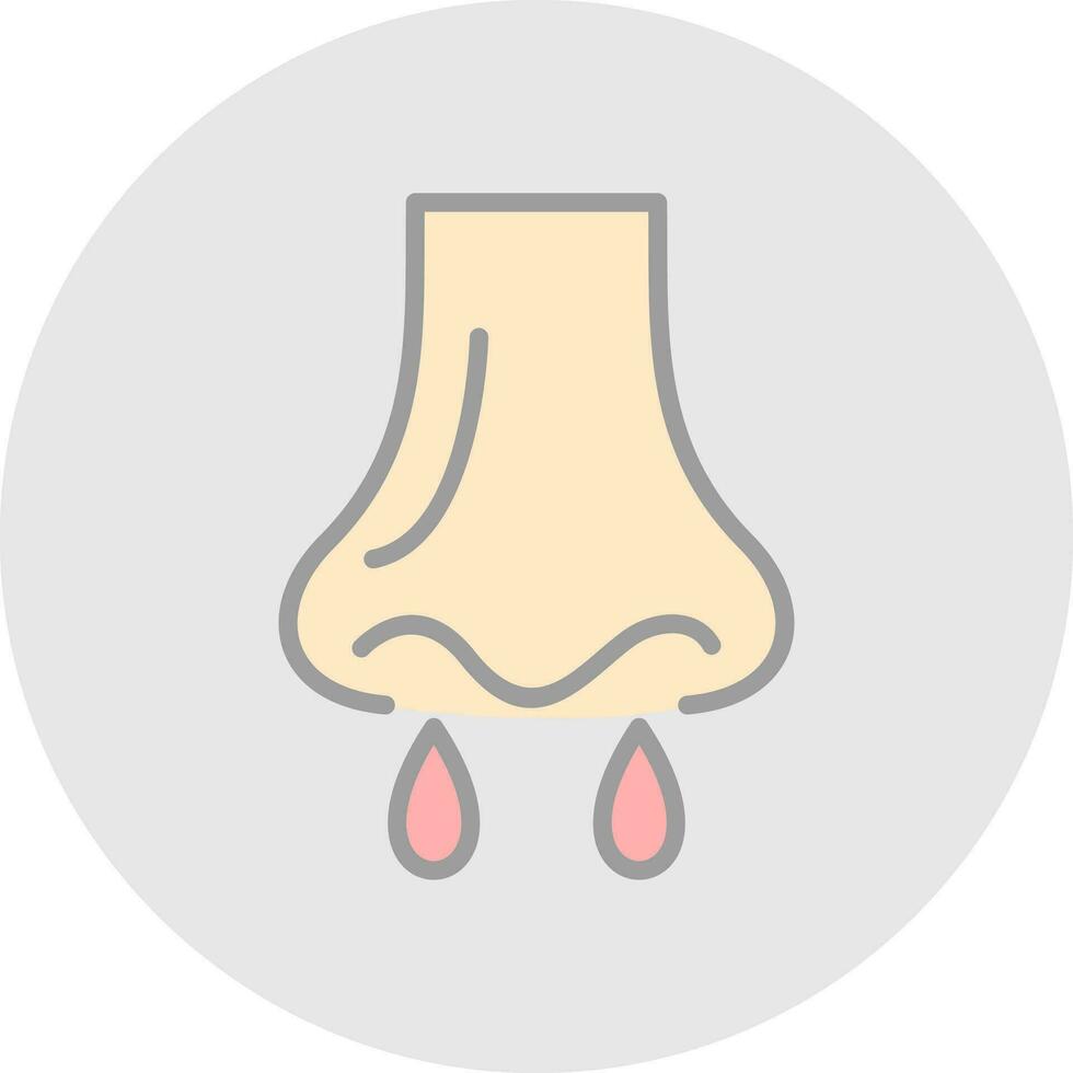 Nose Vector Icon Design