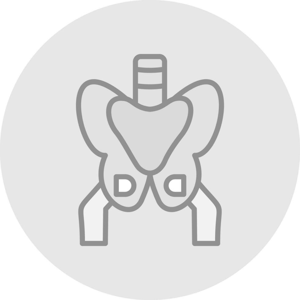 pelvis vector icono diseño