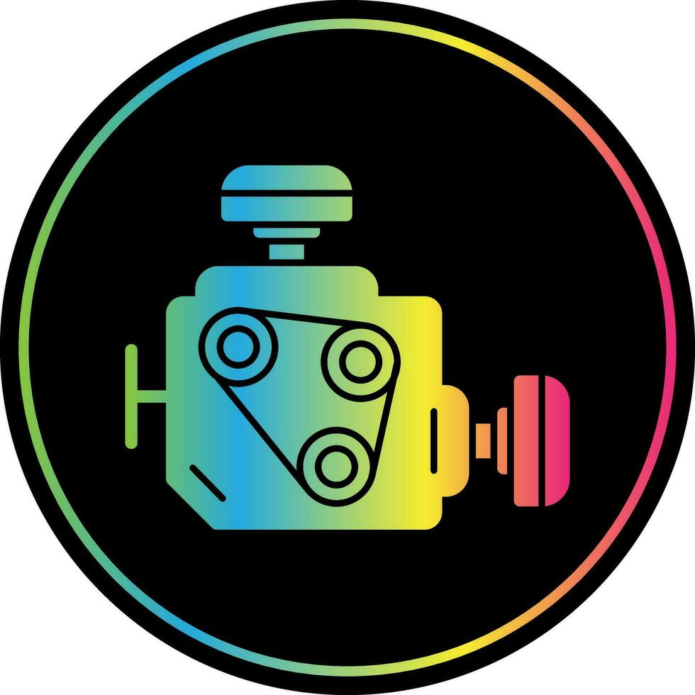 Car engine Vector Icon Design