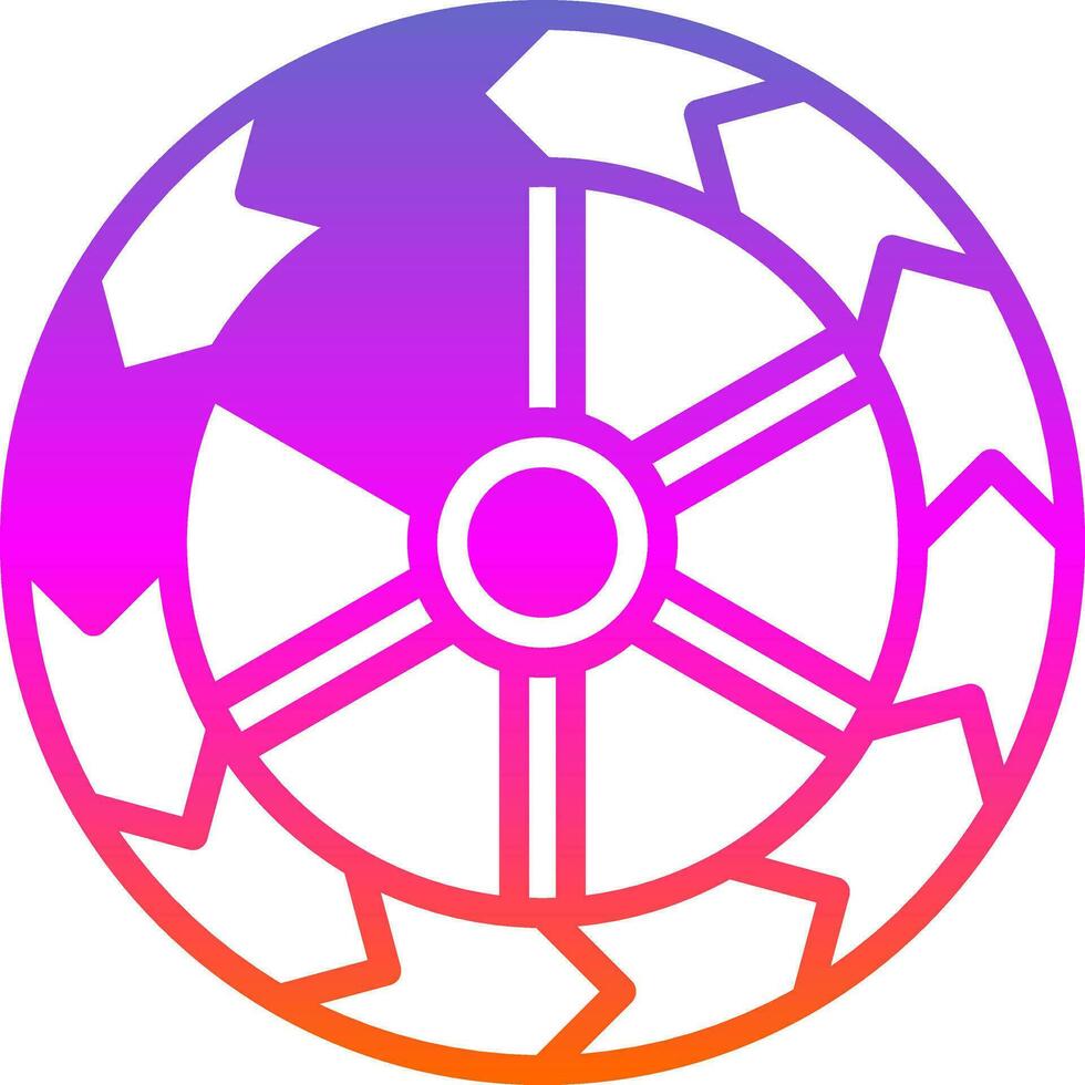 Wheels Vector Icon Design