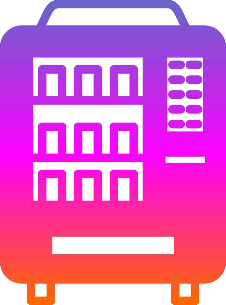 Vending machine Vector Icon Design