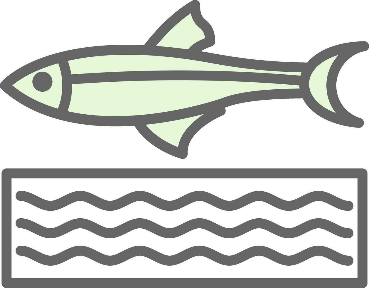 Herring Vector Icon Design