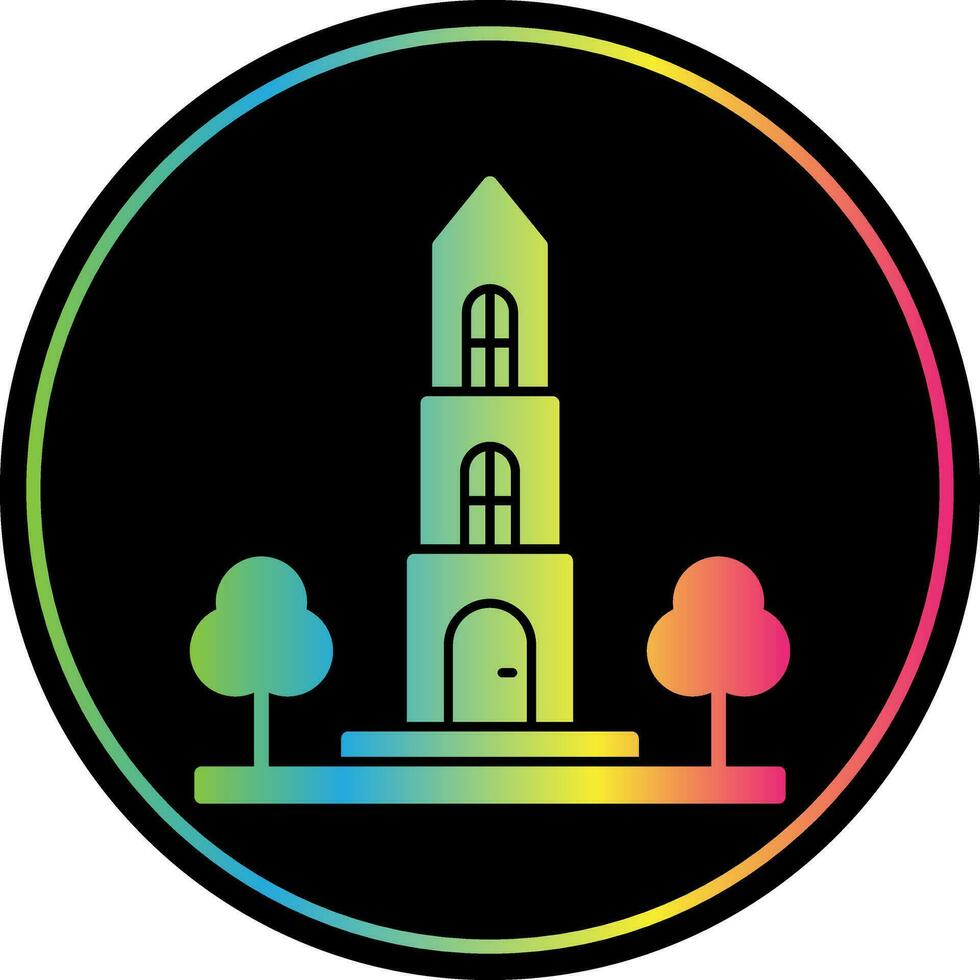 Dom tower Vector Icon Design