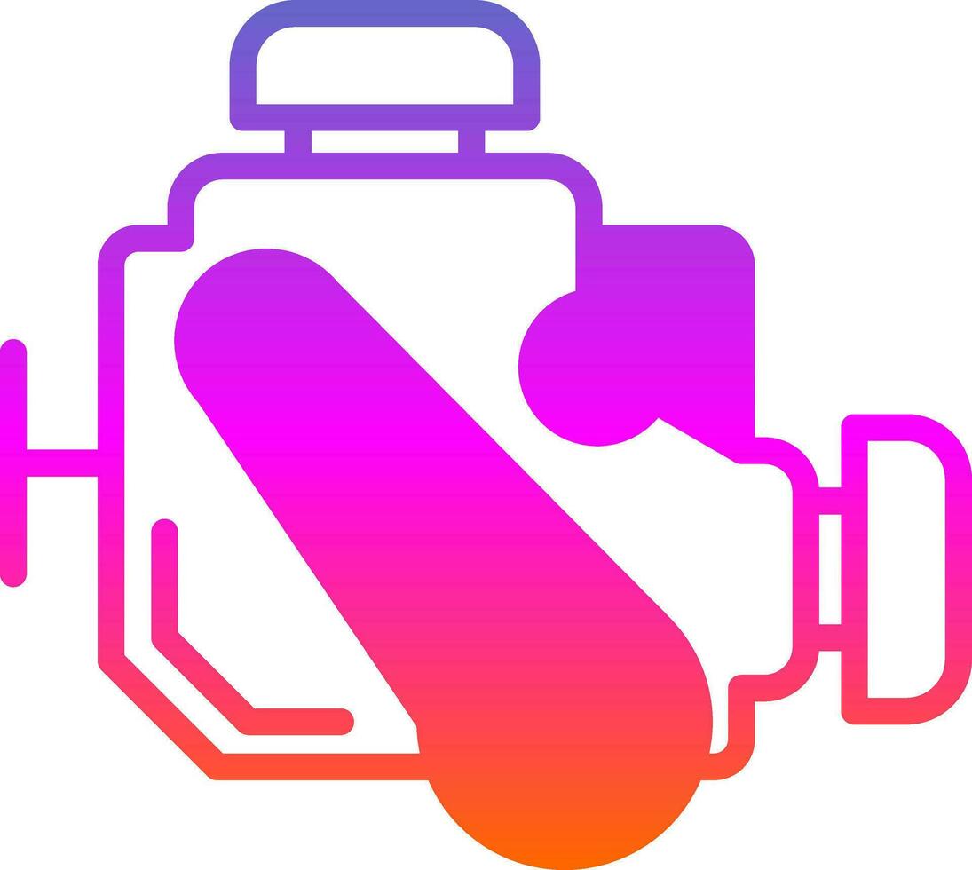 Car engine Vector Icon Design