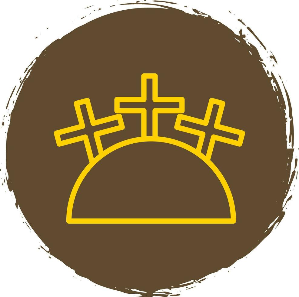 Cemetery Vector Icon Design