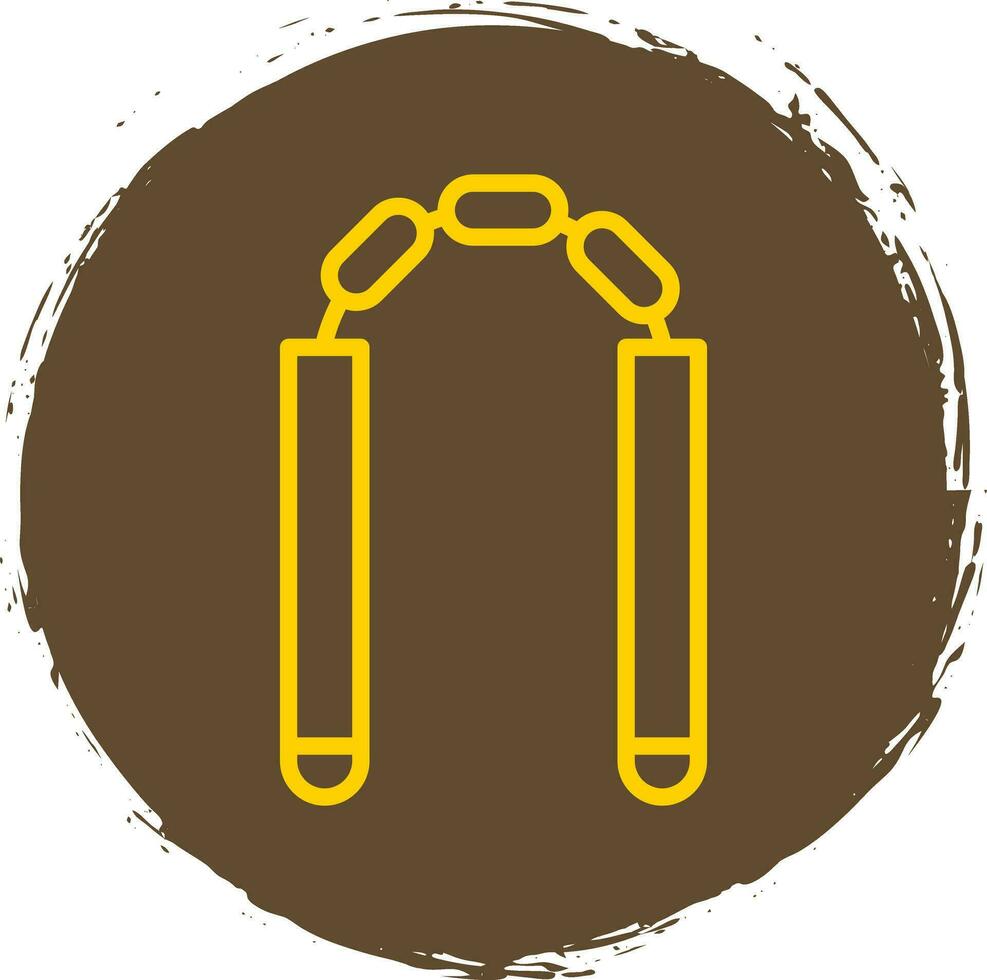 Nunchaku Vector Icon Design