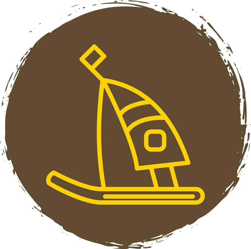 Windsurf Vector Icon Design