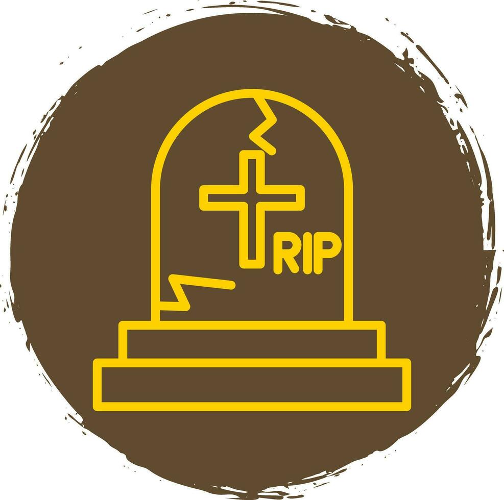 Cemetery Vector Icon Design