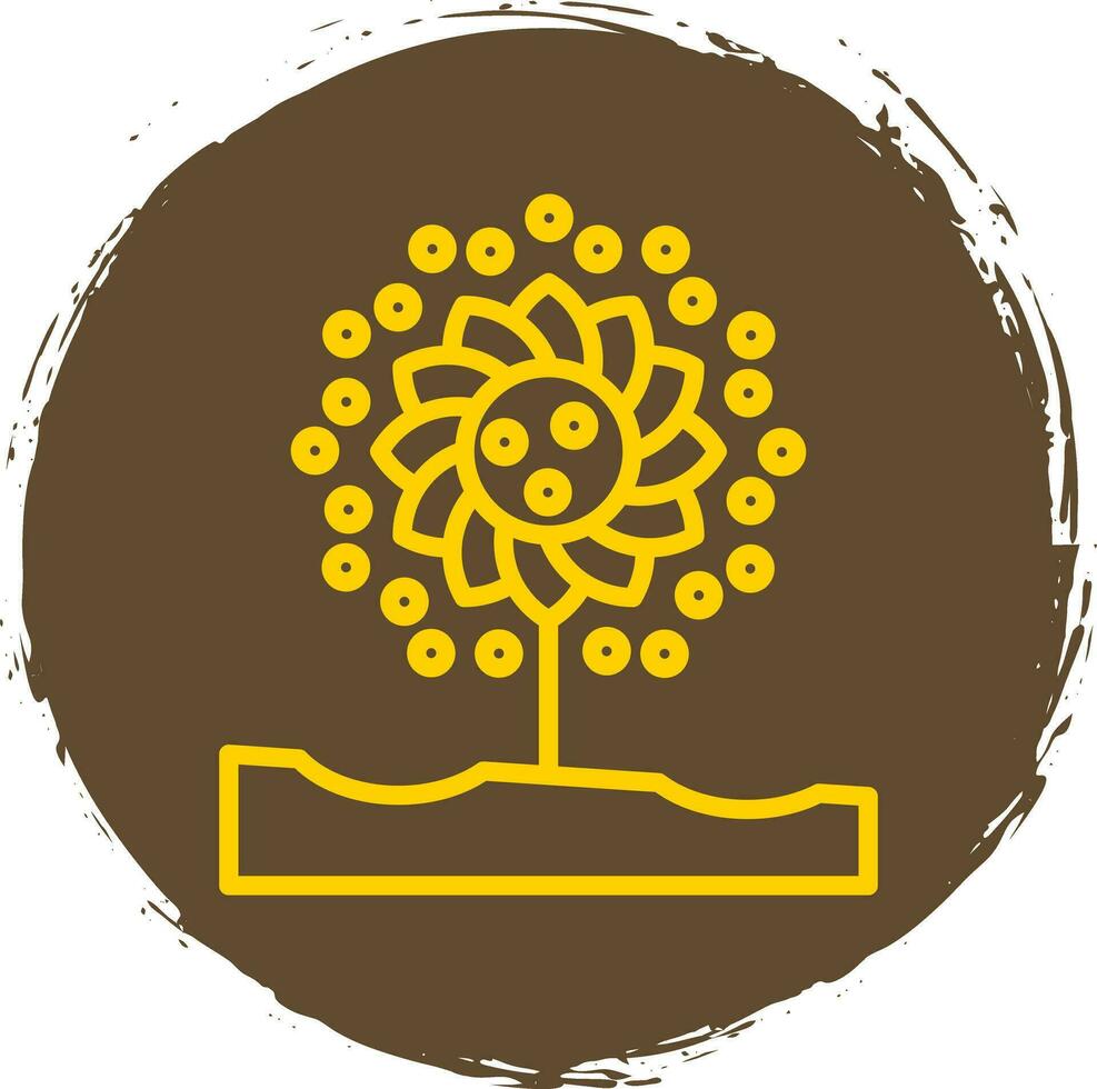 Pollen Vector Icon Design