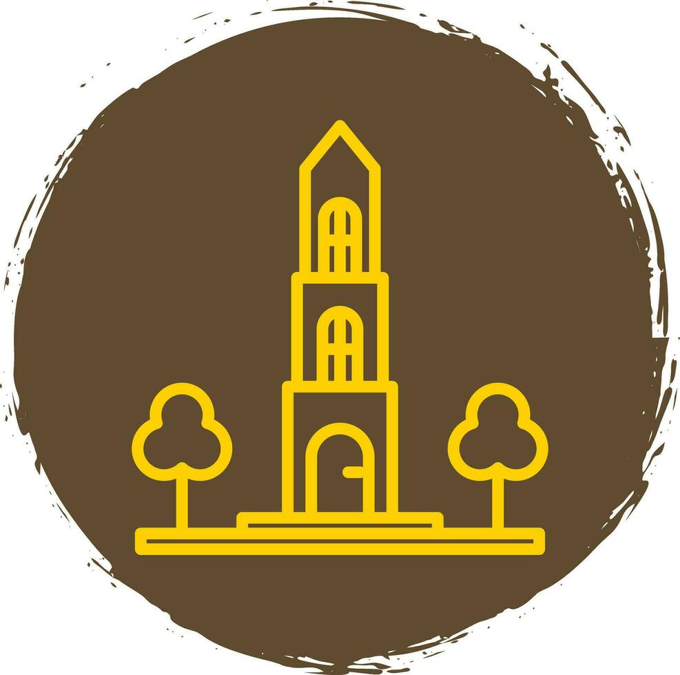 Dom tower Vector Icon Design