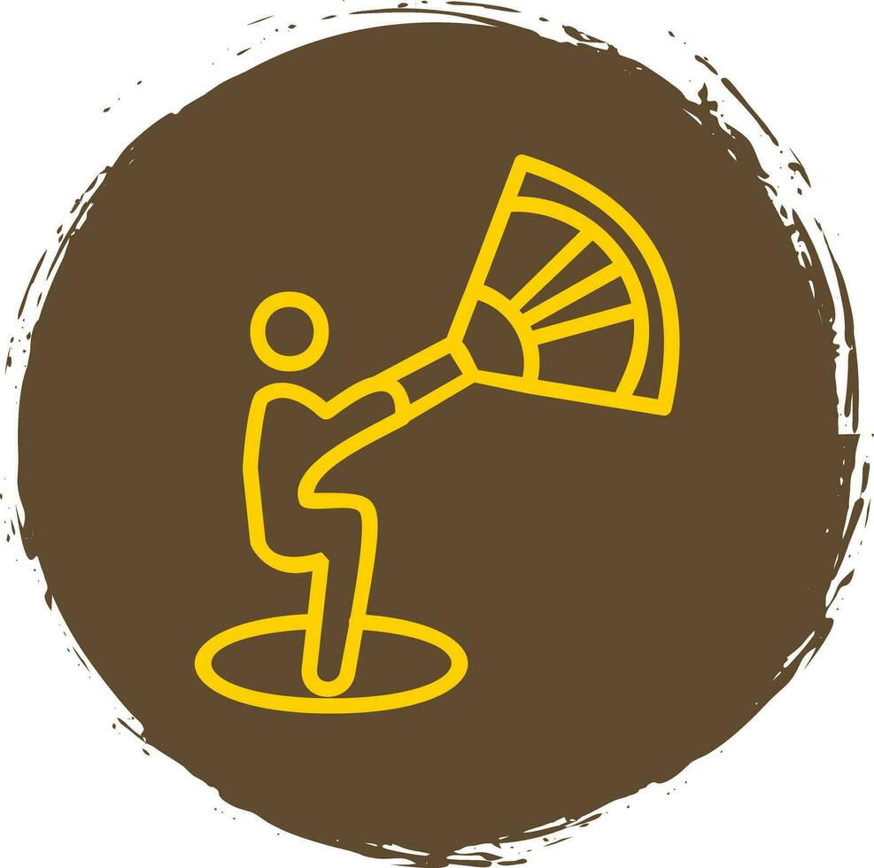 Kitesurf Vector Icon Design