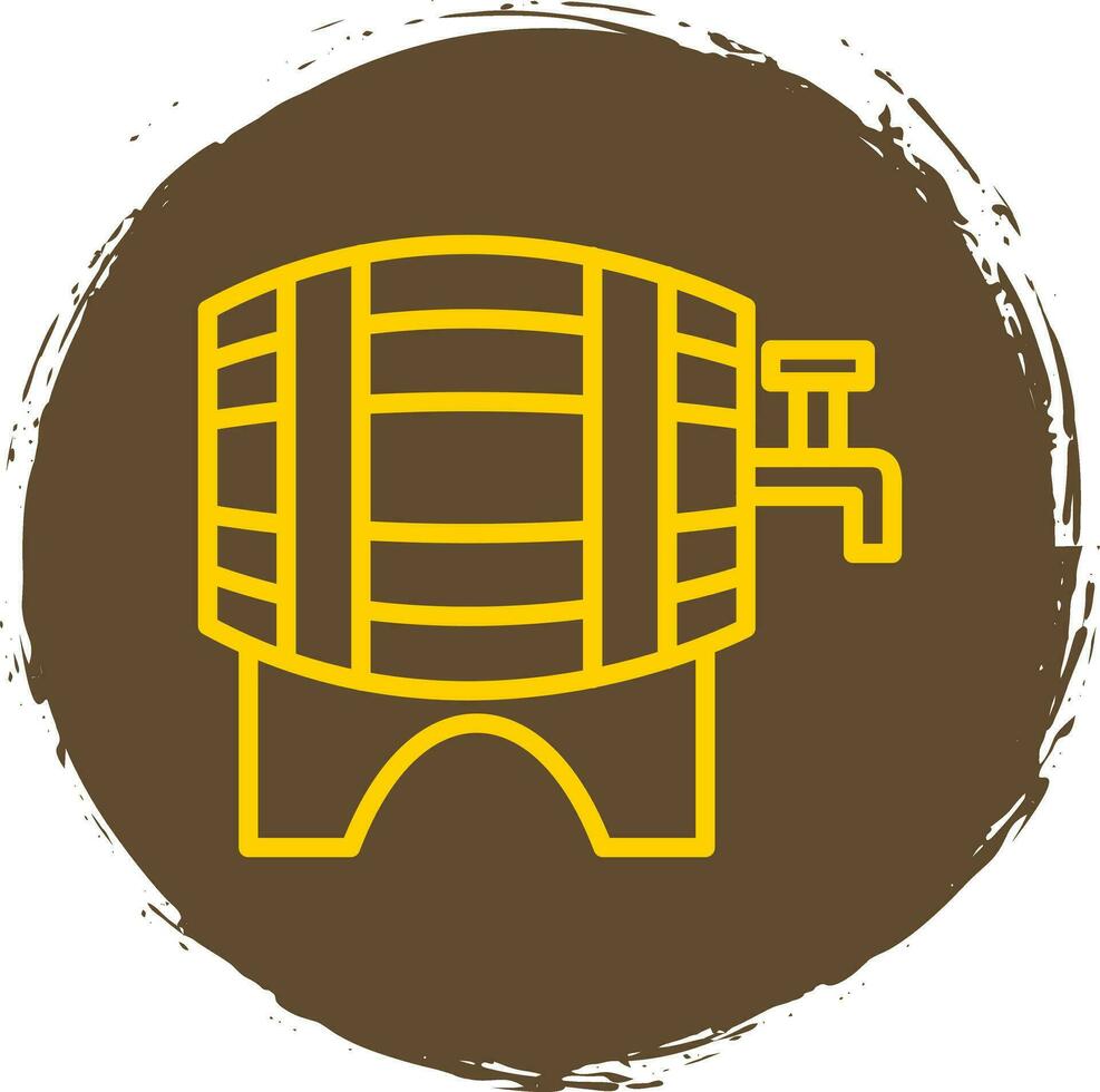 Beer keg Vector Icon Design