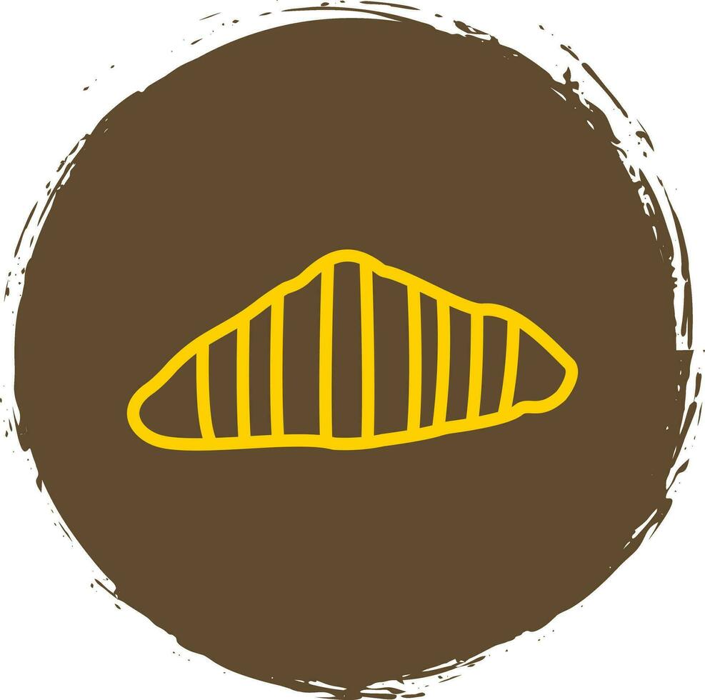 Croissant Vector Icon Design