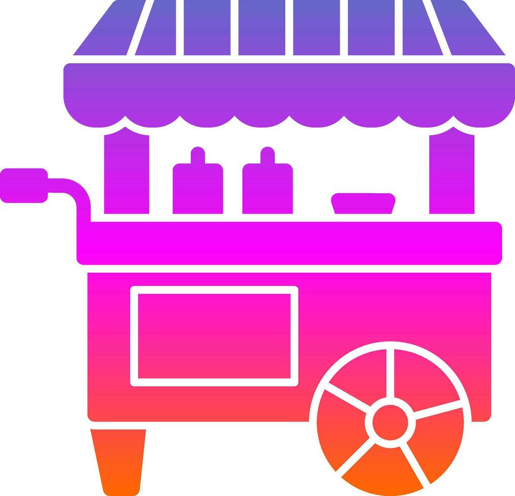 diseño de icono de vector de carrito de comida