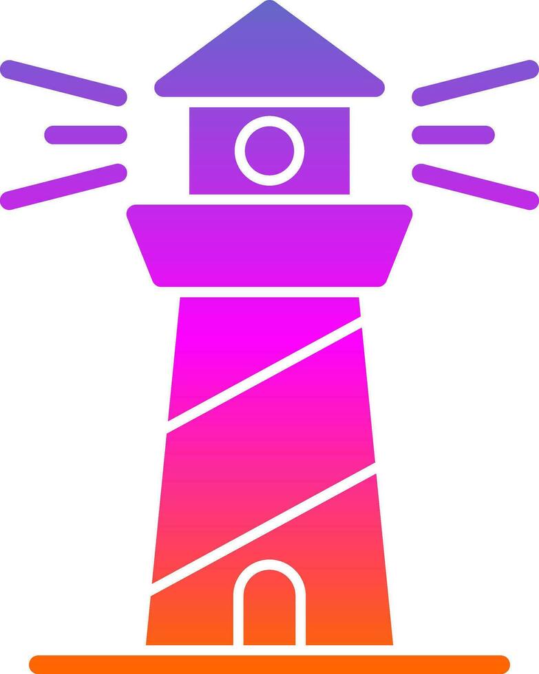 Lighthouse Vector Icon Design