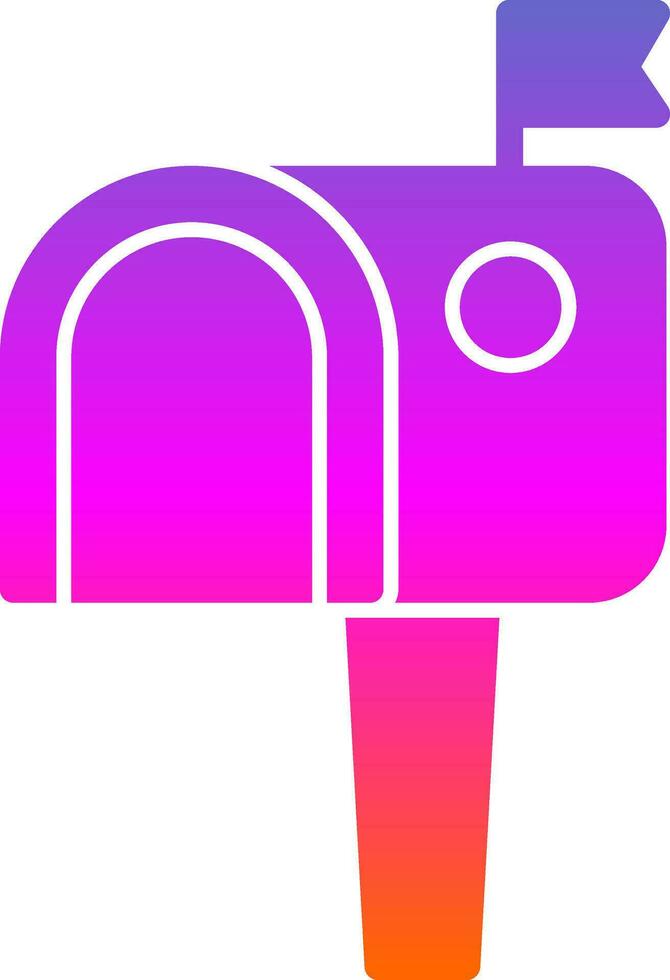Mailbox Vector Icon Design