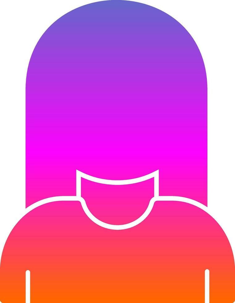 Girl Vector Icon Design