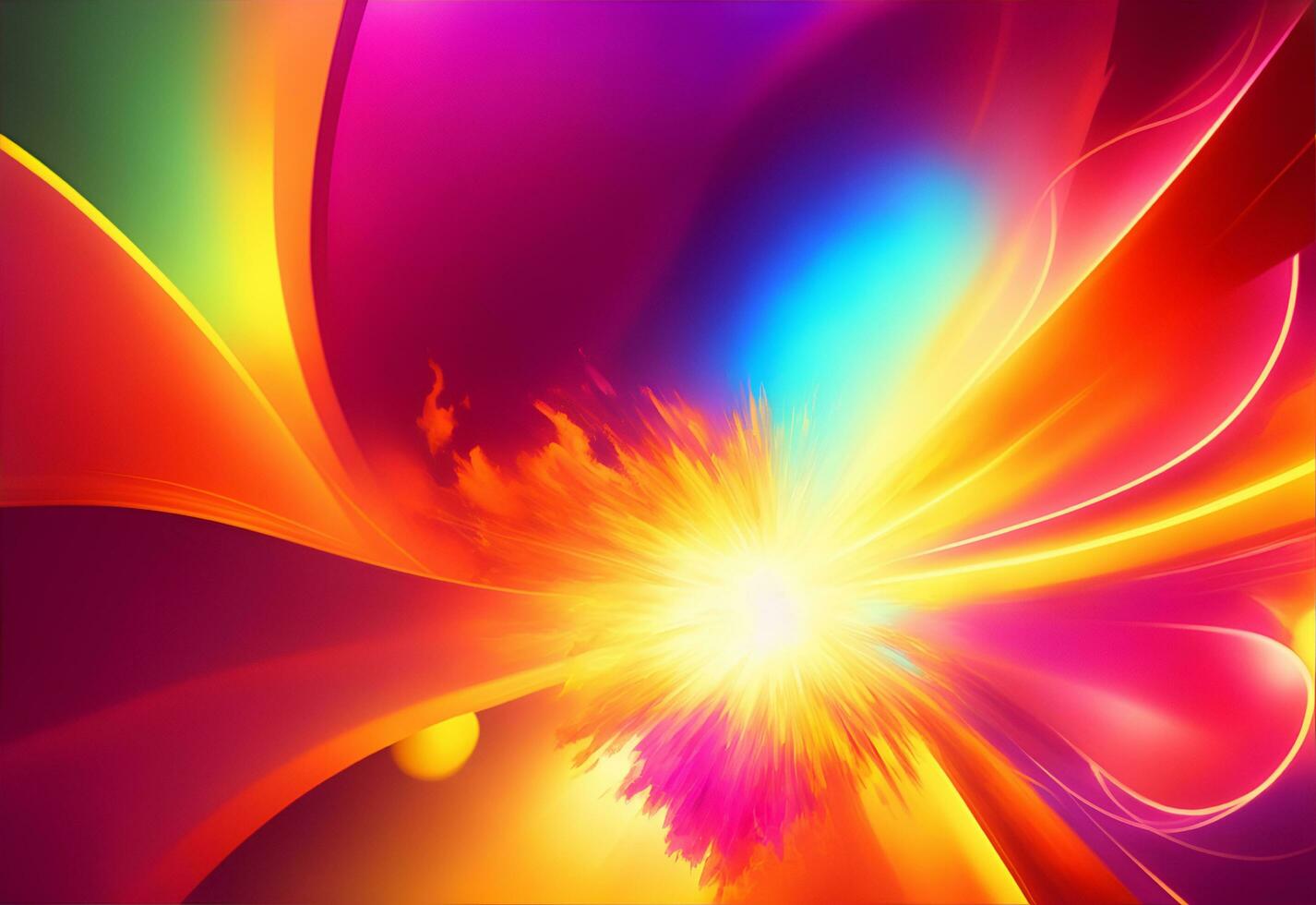 Vibrant, pulsating abstract background that radiates energy photo