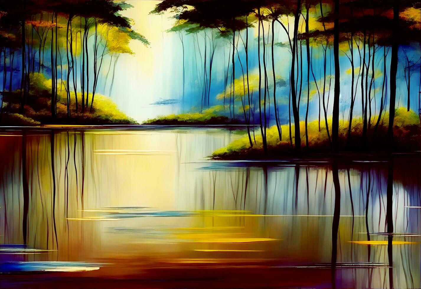 Abstract background that captures the essence of tranquility and serenity photo