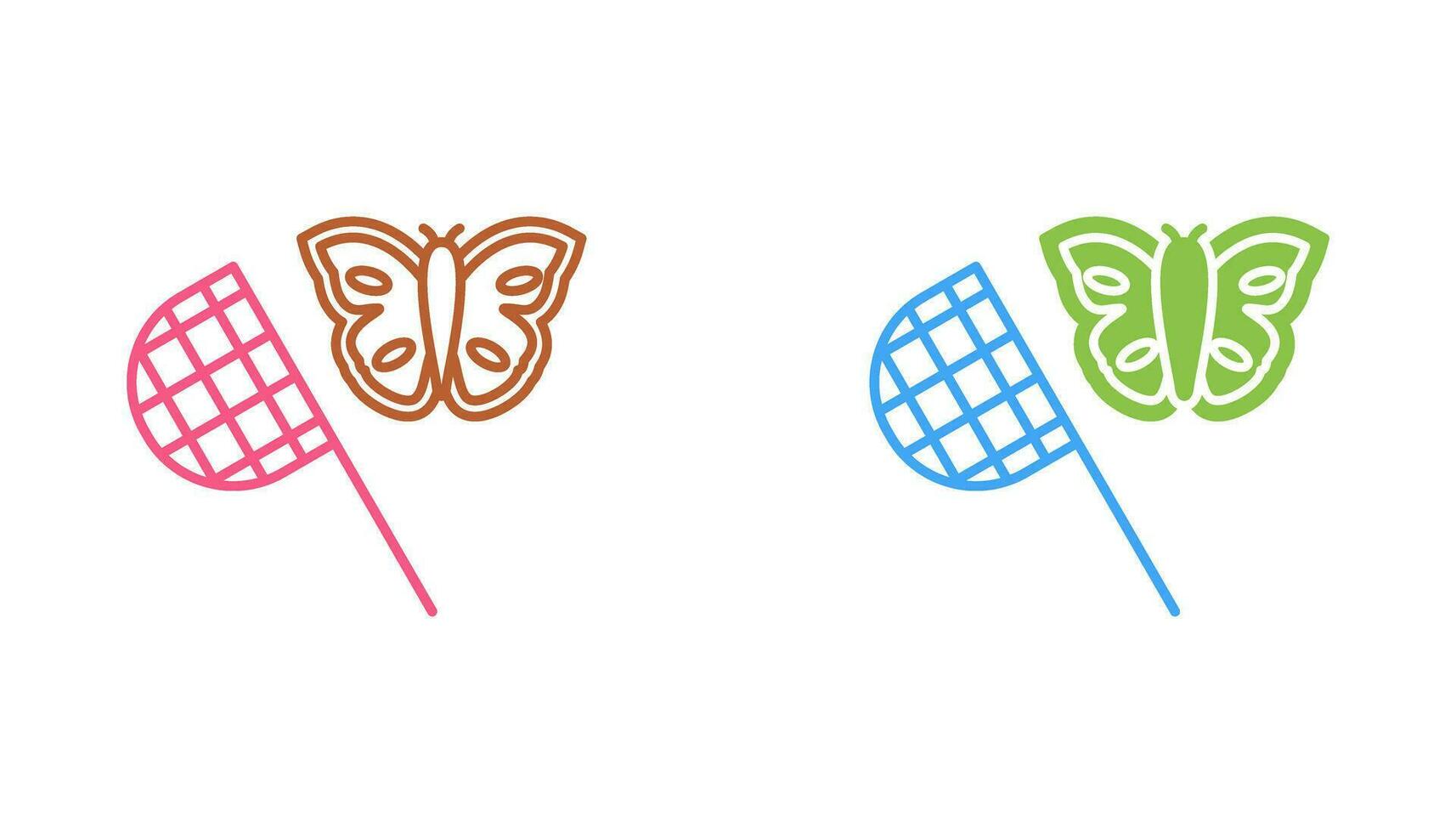 Butterfly Catcher Vector Icon