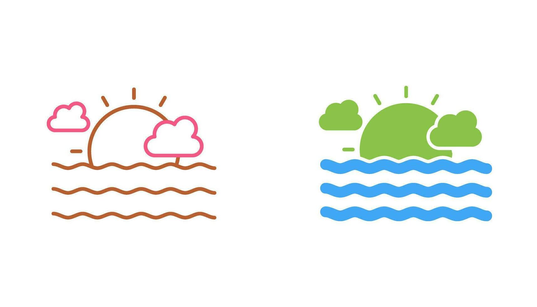 Sea Vector Icon