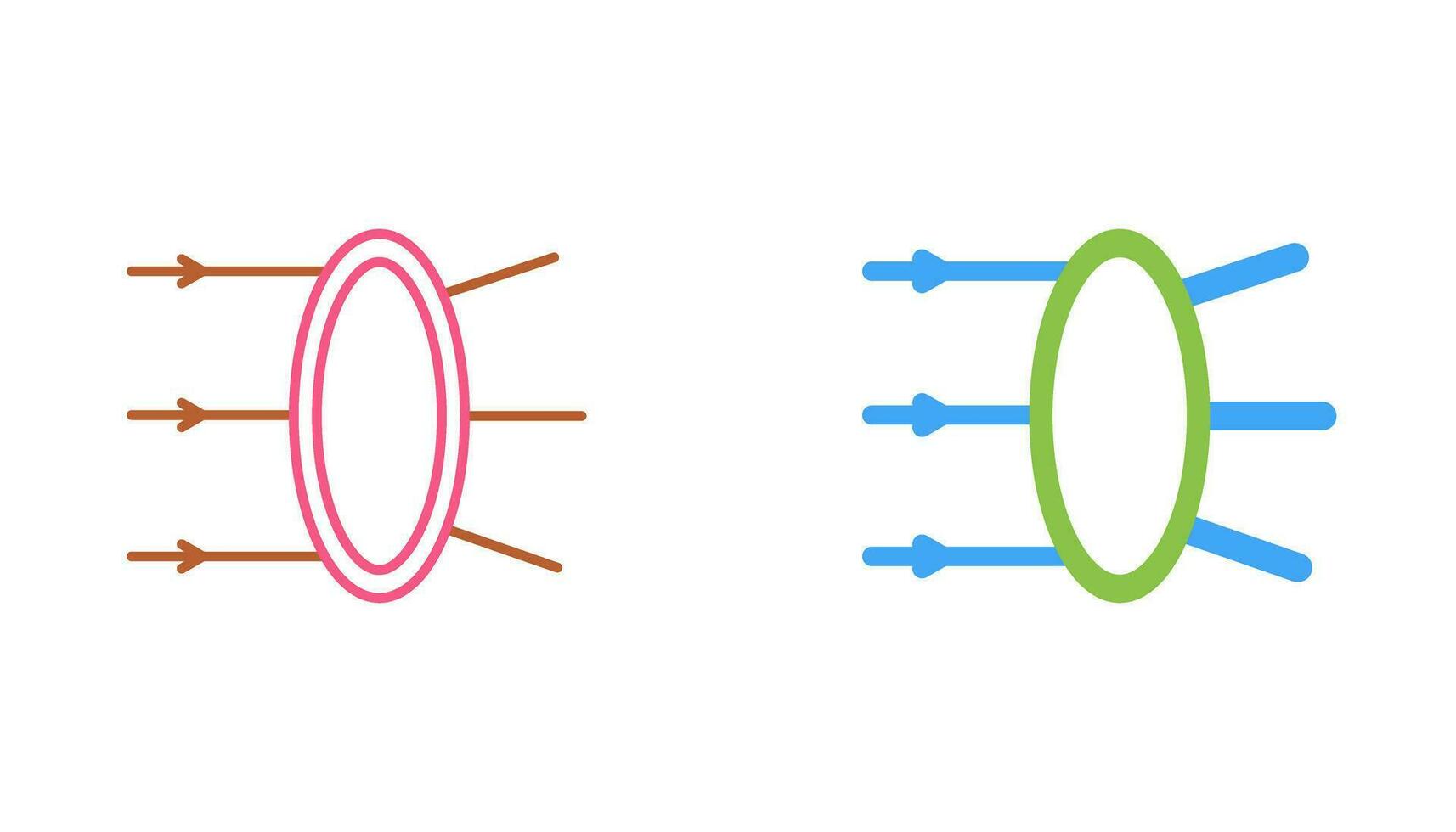 Refraction Vector Icon