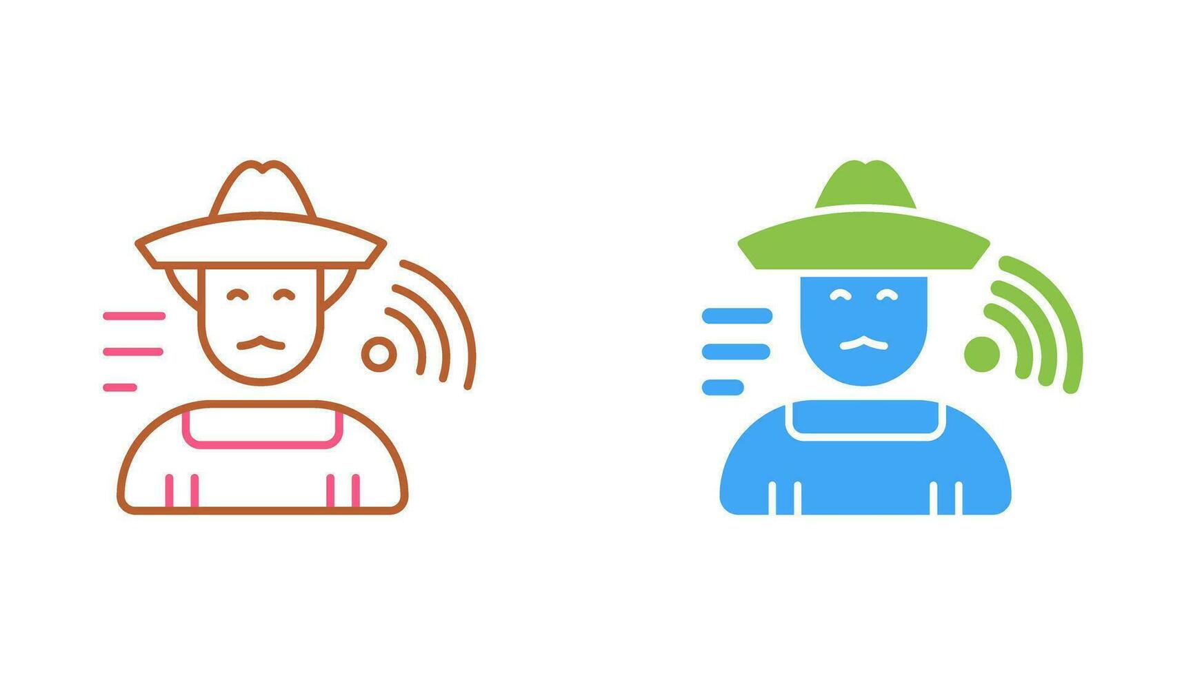 Farmer Vector Icon