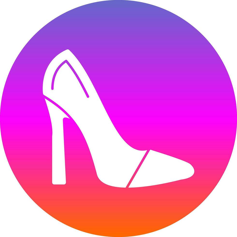 diseño de icono de vector de tacones altos