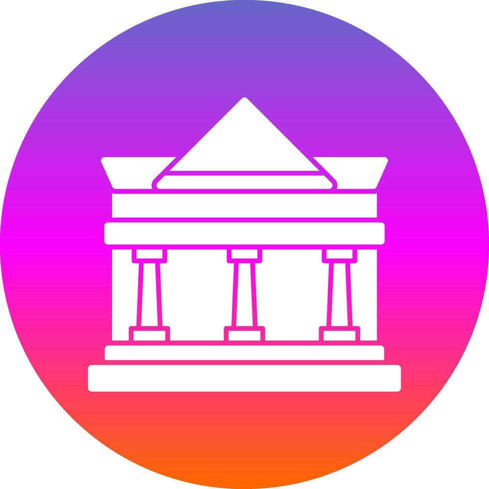 City hall Vector Icon Design