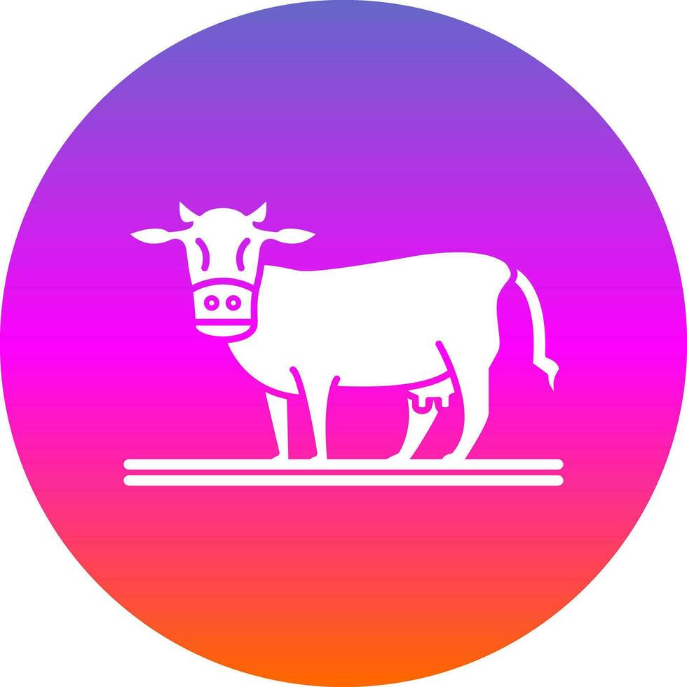 Cow Vector Icon Design