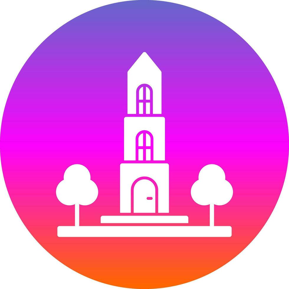 Dom tower Vector Icon Design