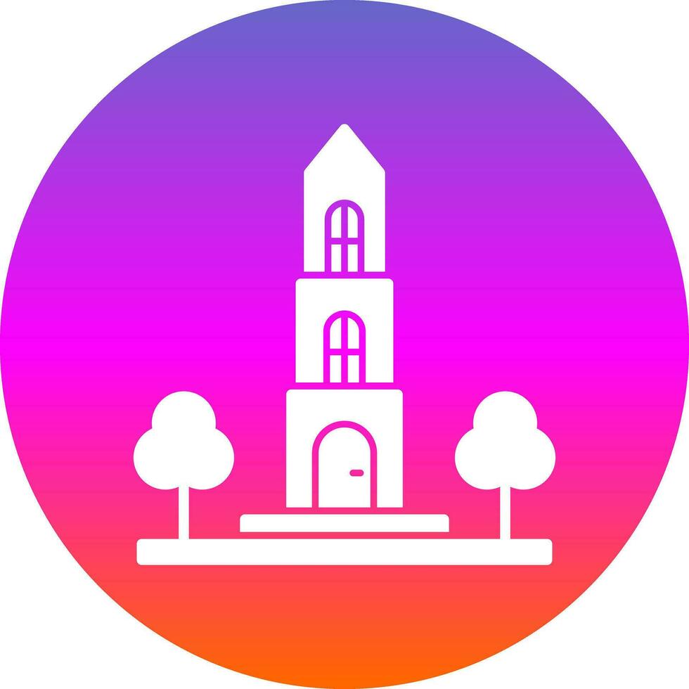 Dom tower Vector Icon Design