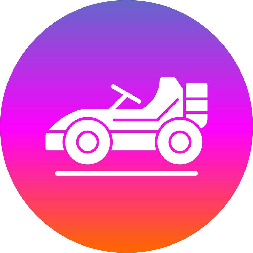 Go kart Vector Icon Design