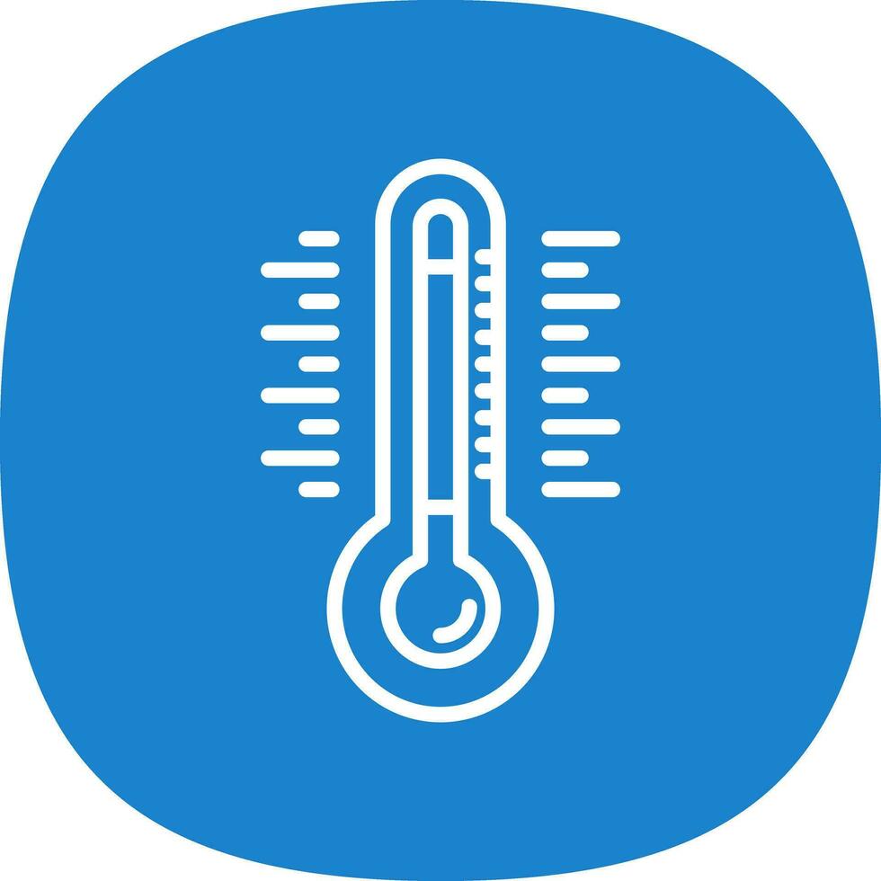 Thermometer Vector Icon Design