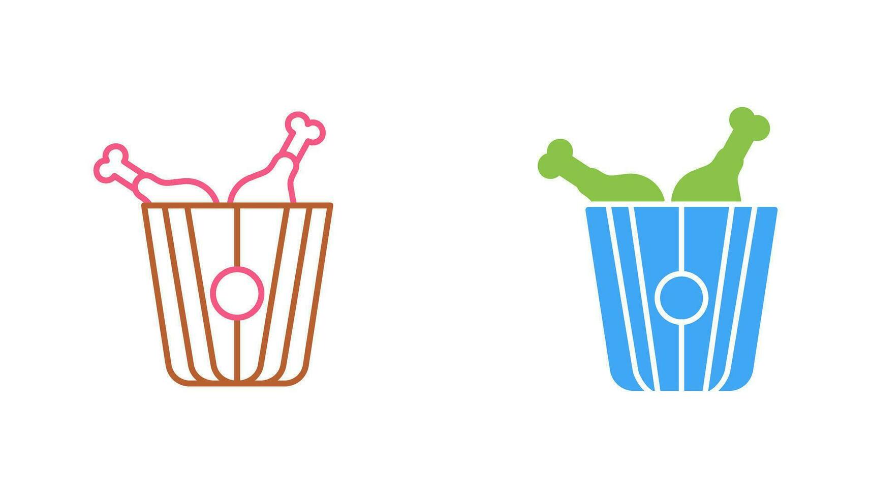 Fried Chicken Vector Icon