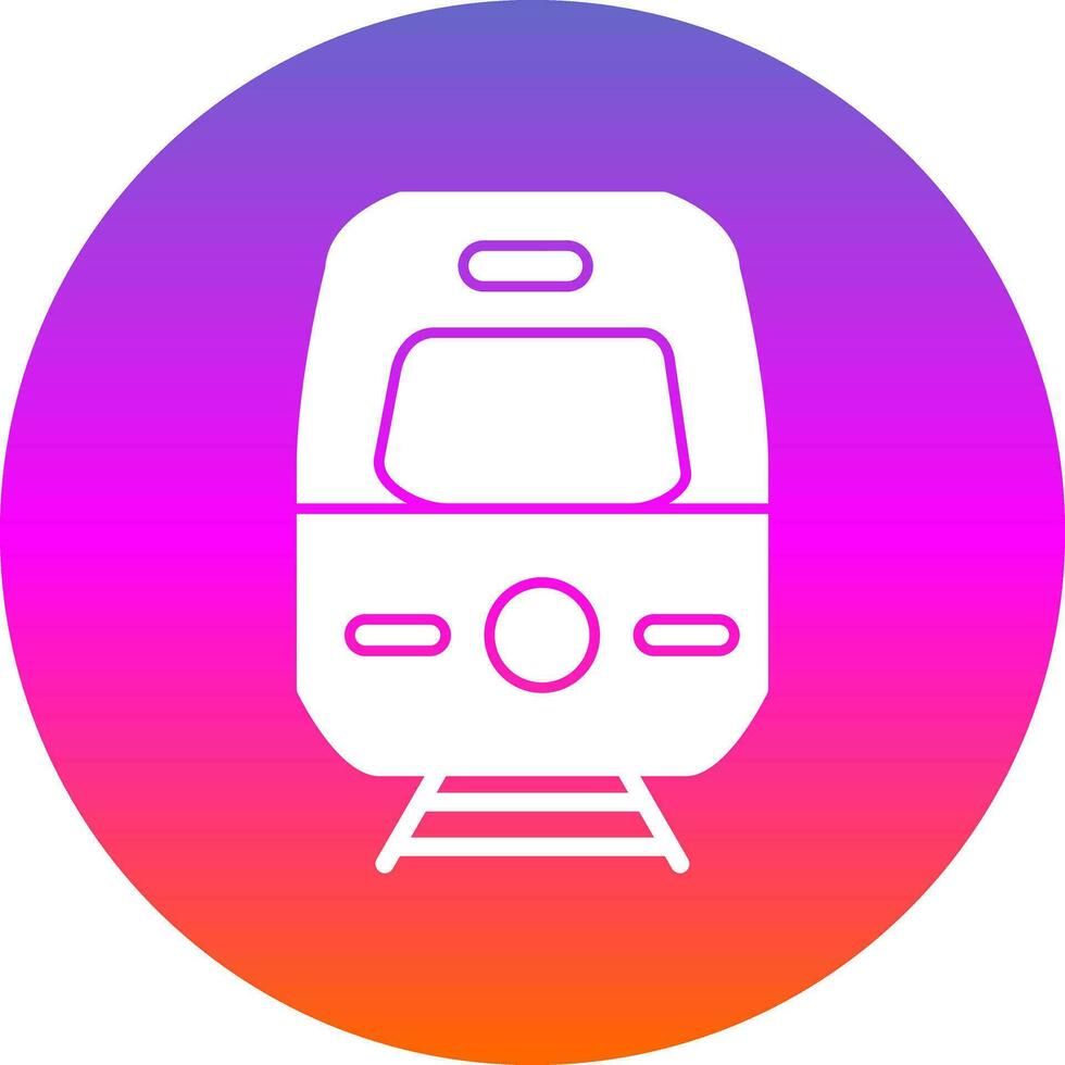 diseño de icono de vector de metro