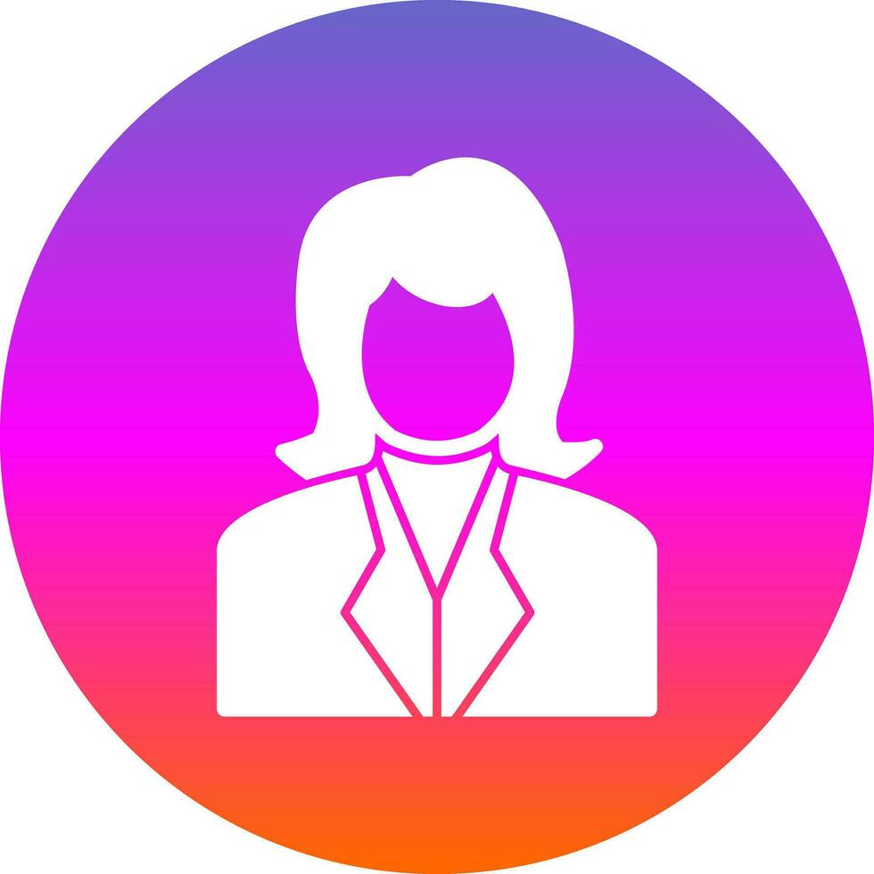 diseño de icono de vector de mujer