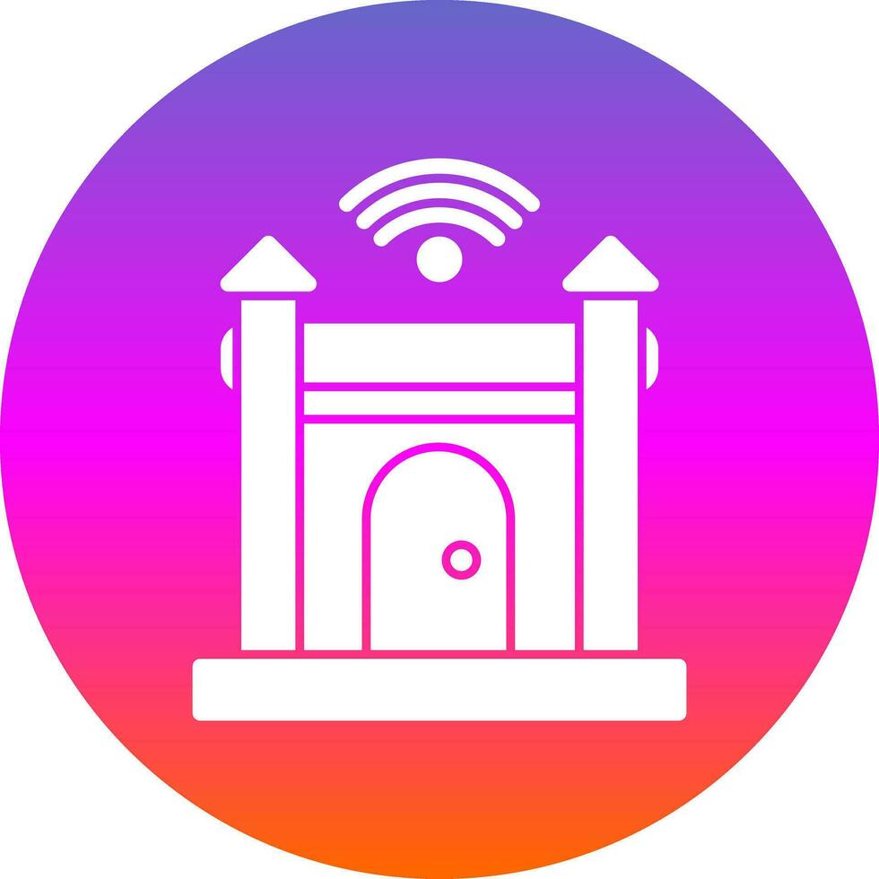 Halle gate Vector Icon Design