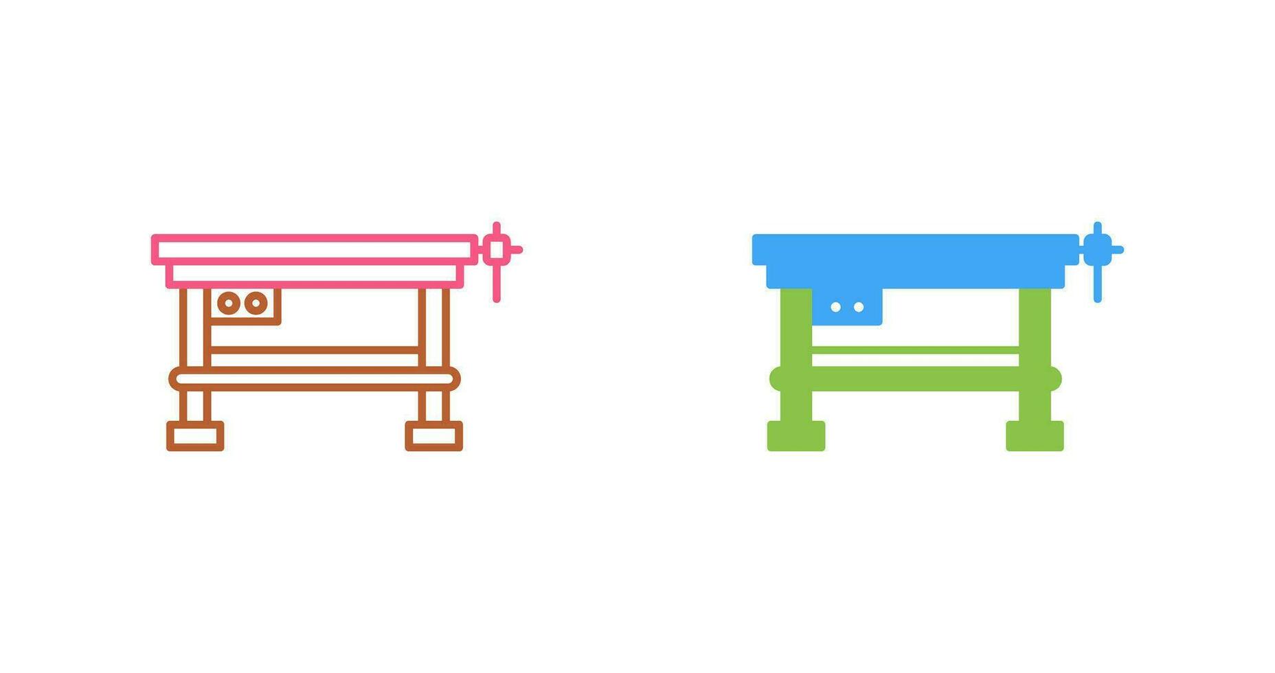 Work Bench Vector Icon