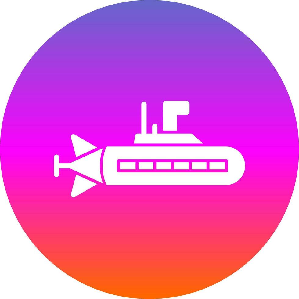 diseño de icono de vector submarino