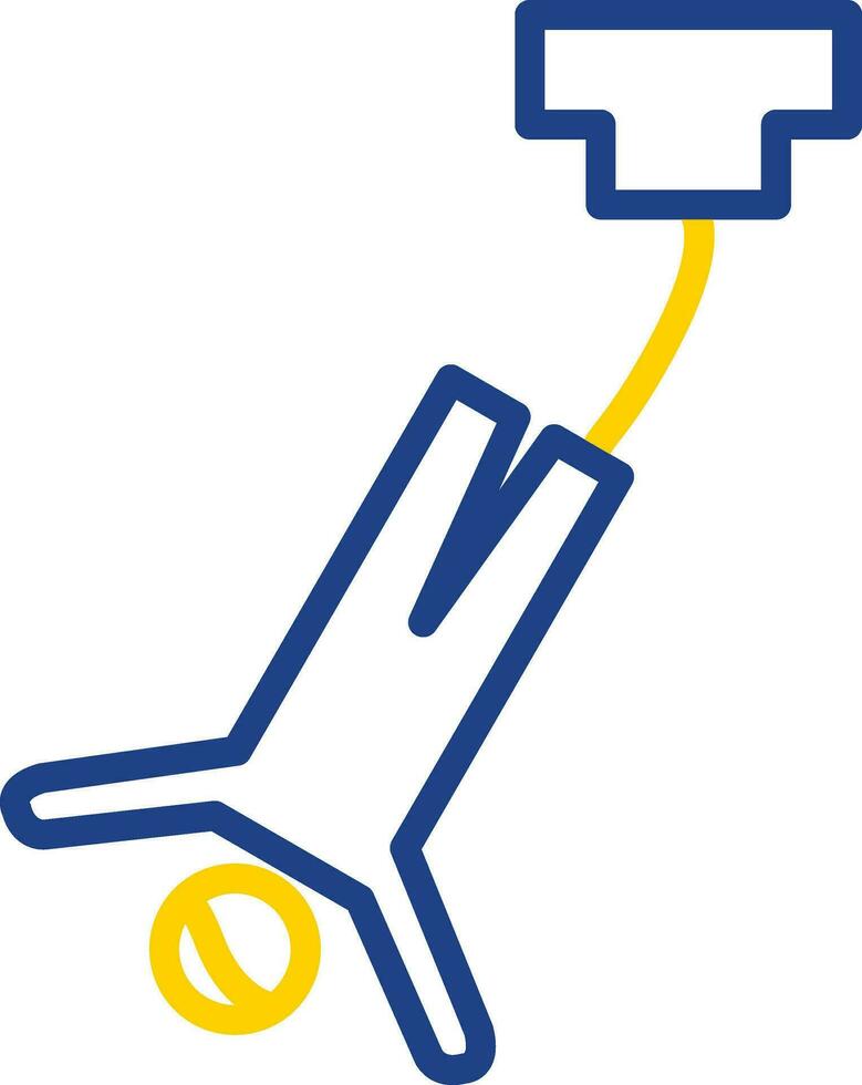 Bungee jumping Vector Icon Design