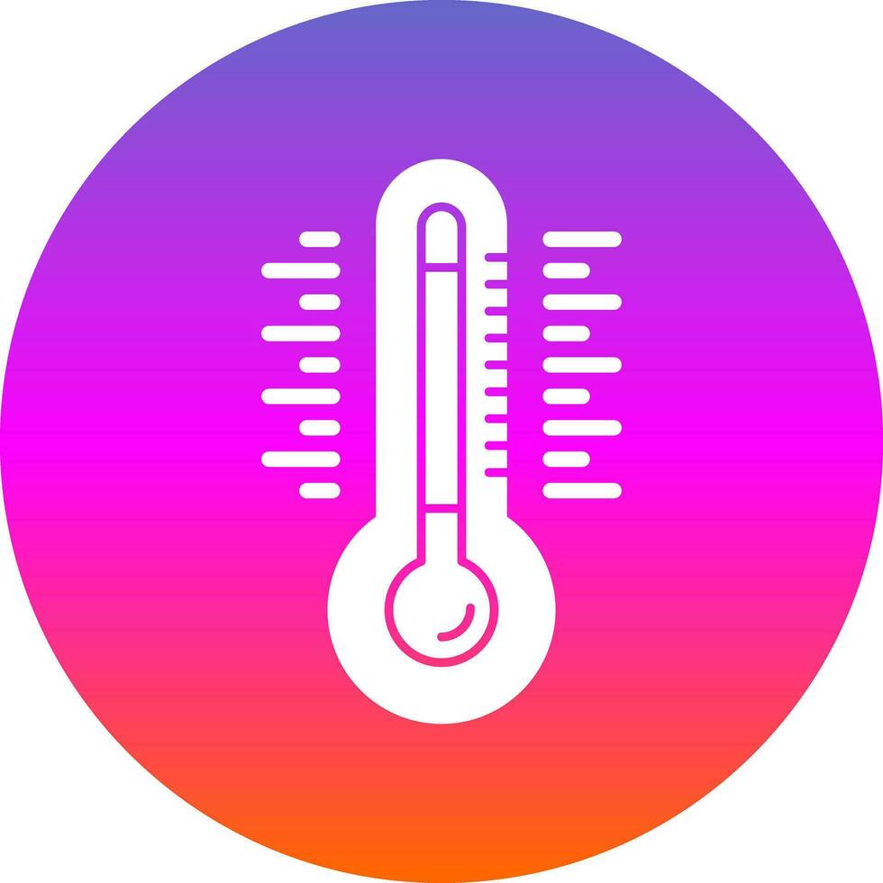 Thermometer Vector Icon Design