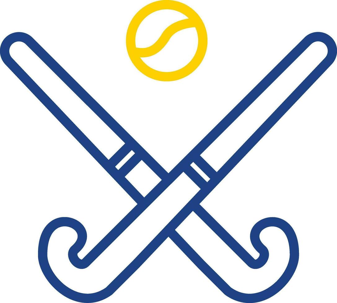 diseño de icono de vector de hockey