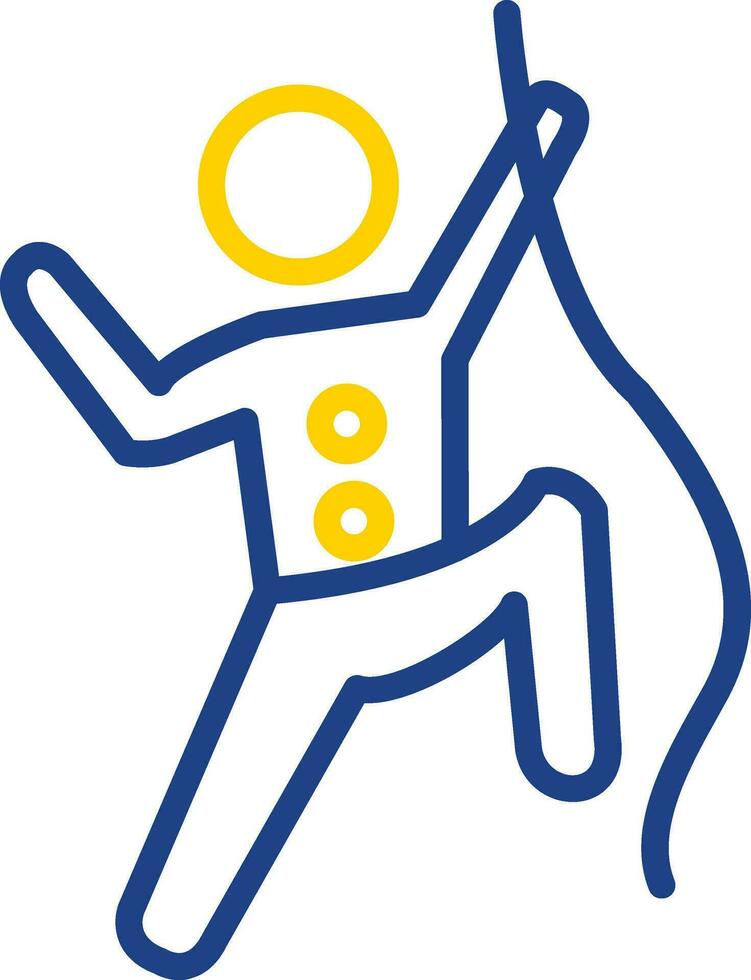 Climbing Vector Icon Design