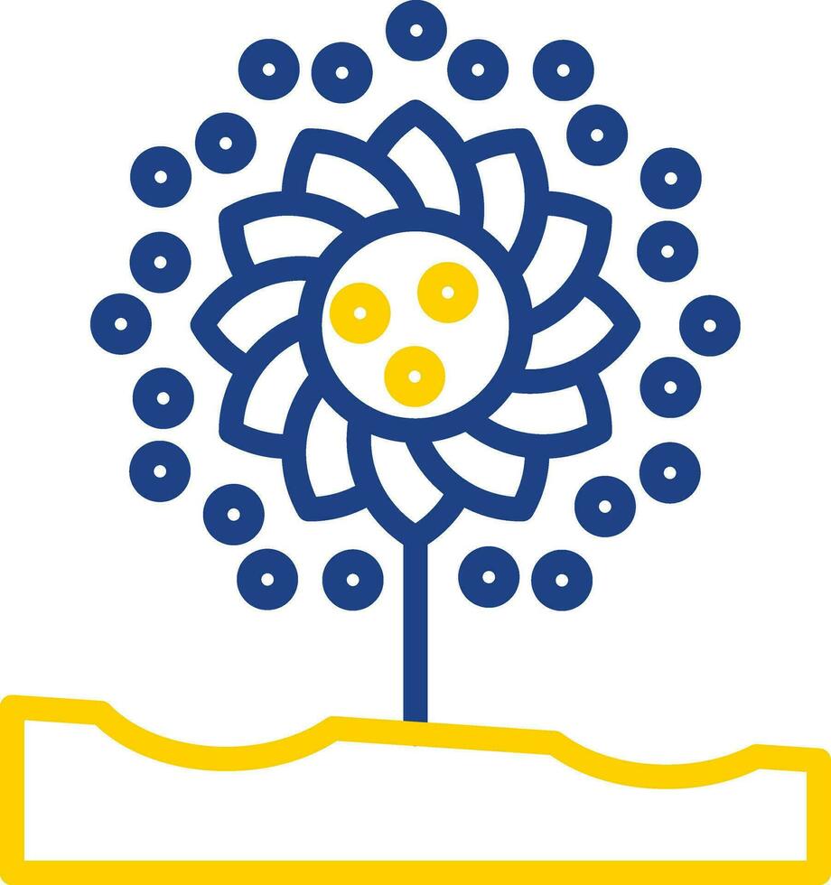 Pollen Vector Icon Design