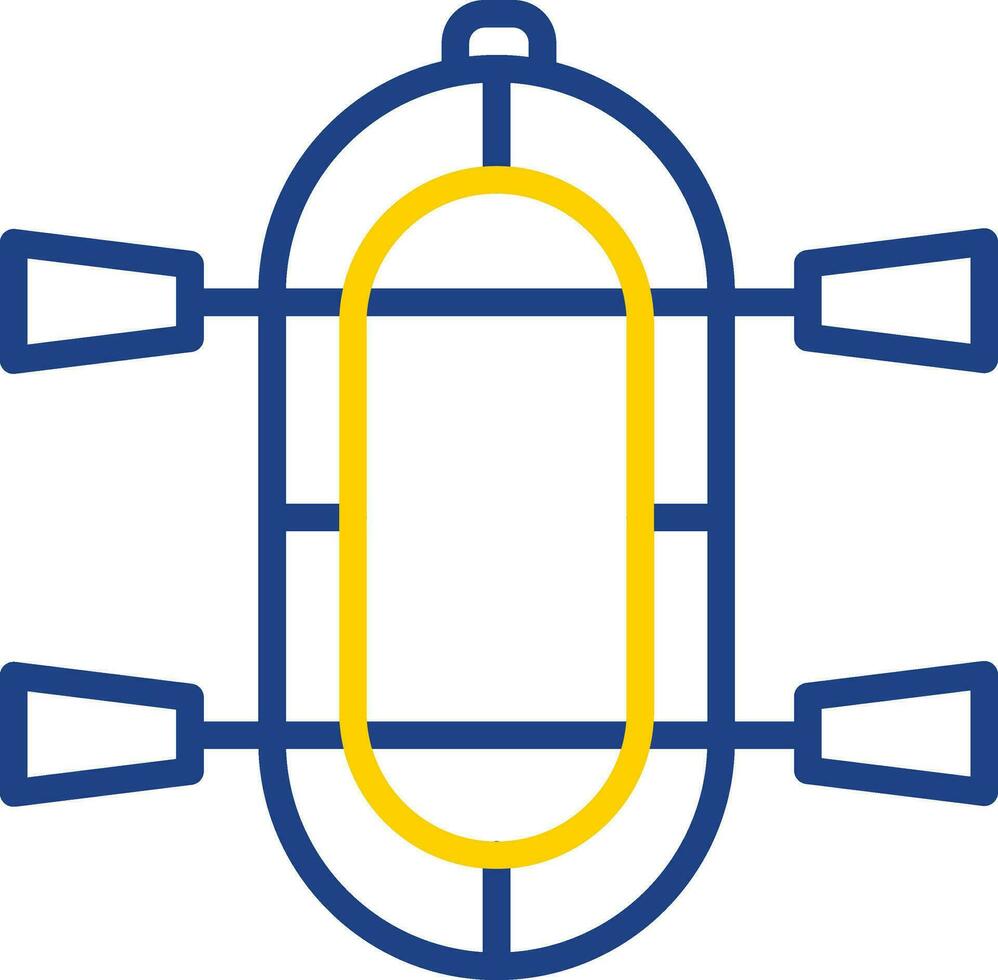 Rafting Vector Icon Design